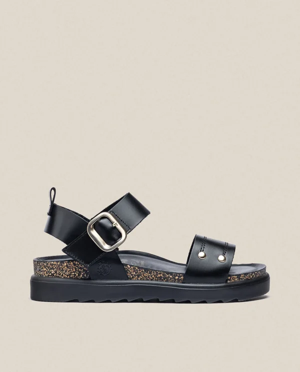Yokono Platform Sandal TUNEZ-128 Black Online