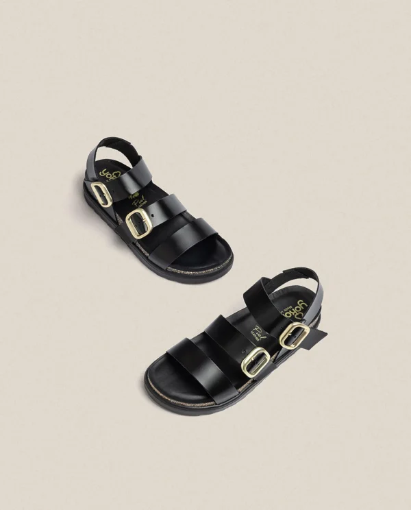Yokono Platform Sandal TUNEZ-127 Black Online
