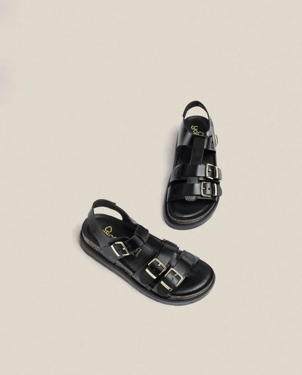 Yokono Platform Sandal TUNEZ-114 Black Discount