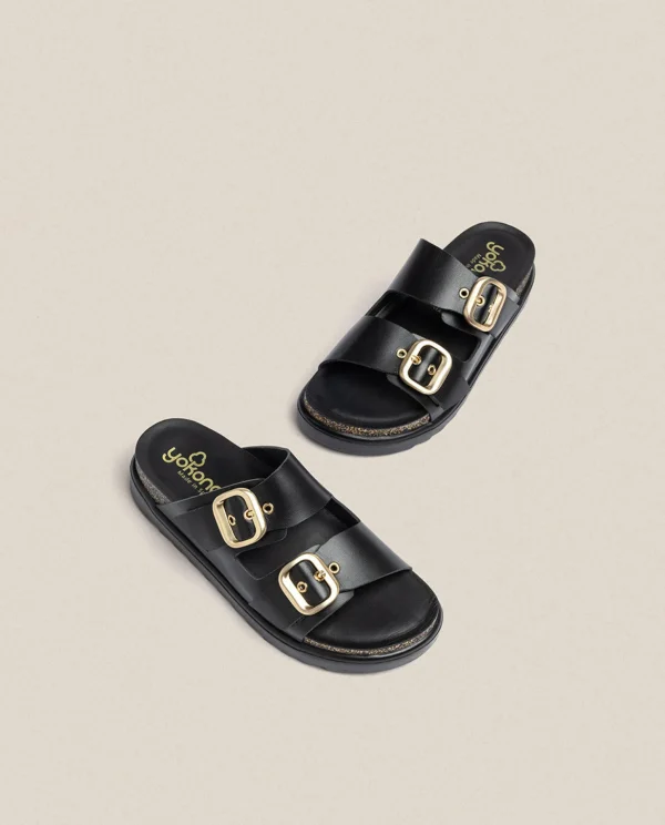 Yokono Platform Sandal TUNEZ-130 Black Fashion