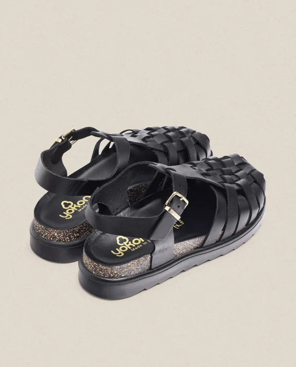 Yokono Platform Sandal TUNEZ-017 Black Fashion