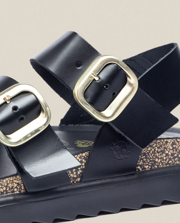 Yokono Platform Sandal TUNEZ-127 Black Online