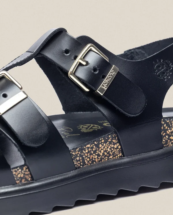 Yokono Platform Sandal TUNEZ-114 Black Discount