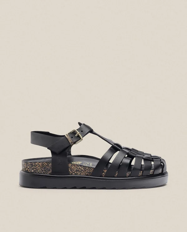 Yokono Platform Sandal TUNEZ-017 Black Fashion