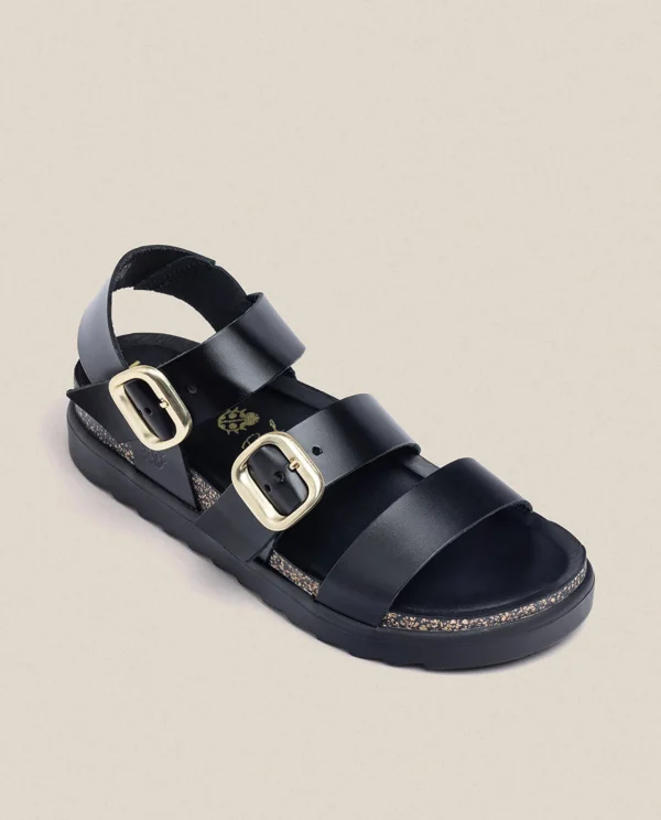 Yokono Platform Sandal TUNEZ-127 Black Online