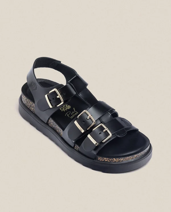 Yokono Platform Sandal TUNEZ-114 Black Discount