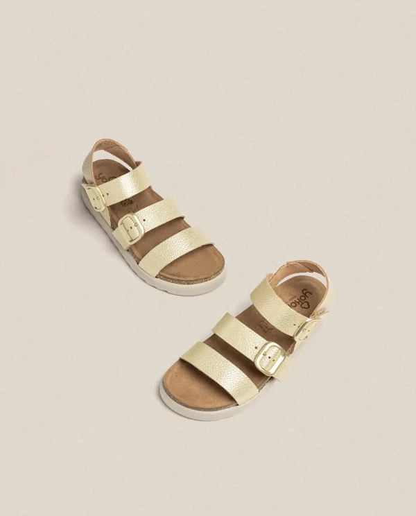 Yokono Platform Sandal TUNEZ-127 Golden Fashion