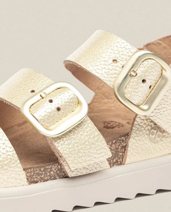 Yokono Platform Sandal TUNEZ-127 Golden Fashion