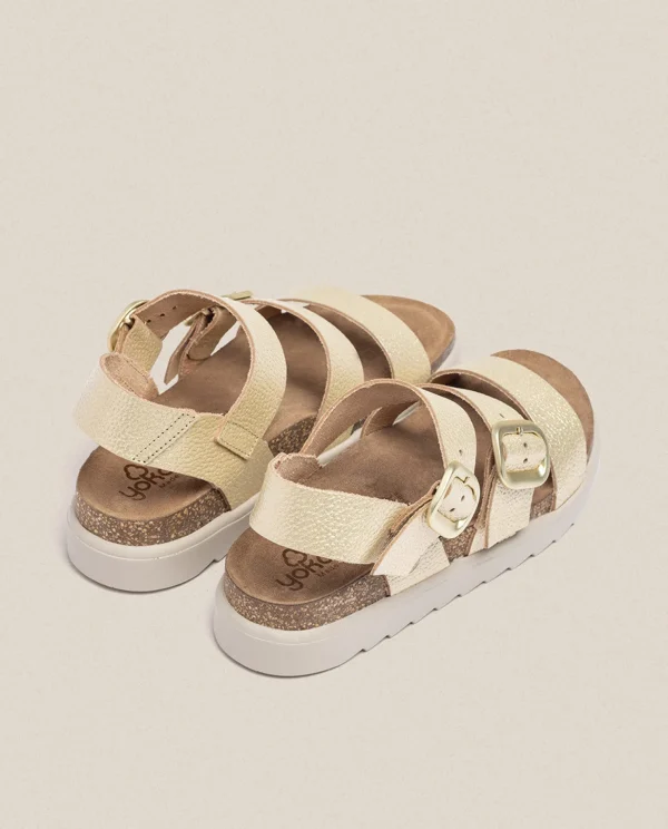 Yokono Platform Sandal TUNEZ-127 Golden Fashion