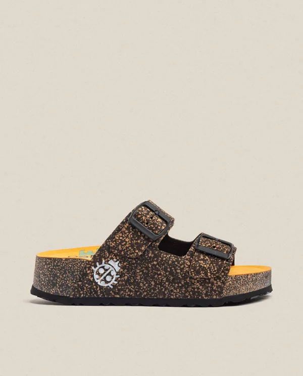 Yokono Platform Sandal West 003 Orange Discount
