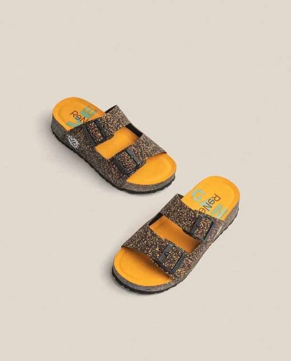 Yokono Platform Sandal West 003 Orange Discount