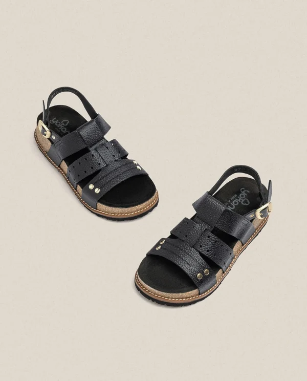 Yokono Sandalia De Plataforma Oca 007 Negro Cheap