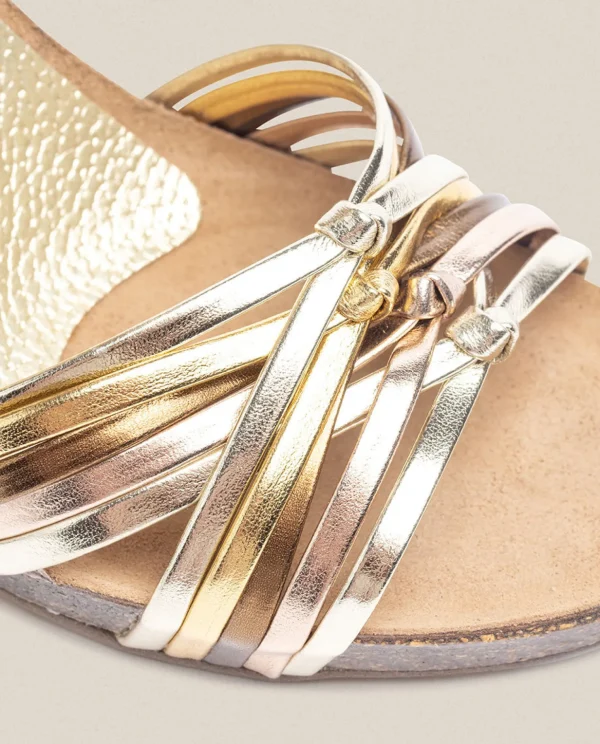 Yokono Sandalia De Tacón Ponza 005 Dorado Clearance