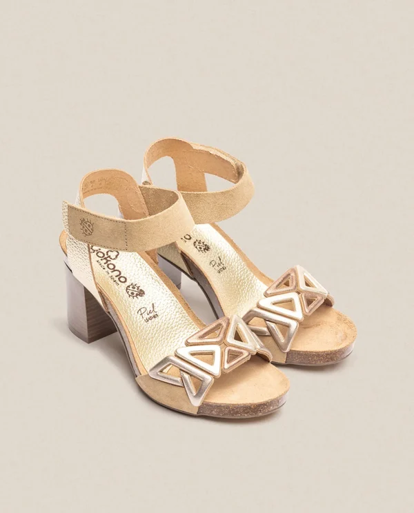 Yokono Sandalia De Tacón Ponza 007 Marron Shop