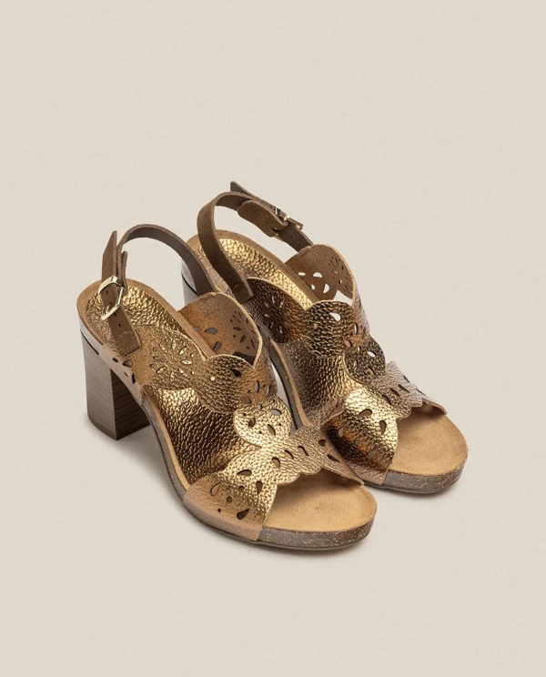 Yokono Sandalia De Tacón Ponza 006 Marron Discount