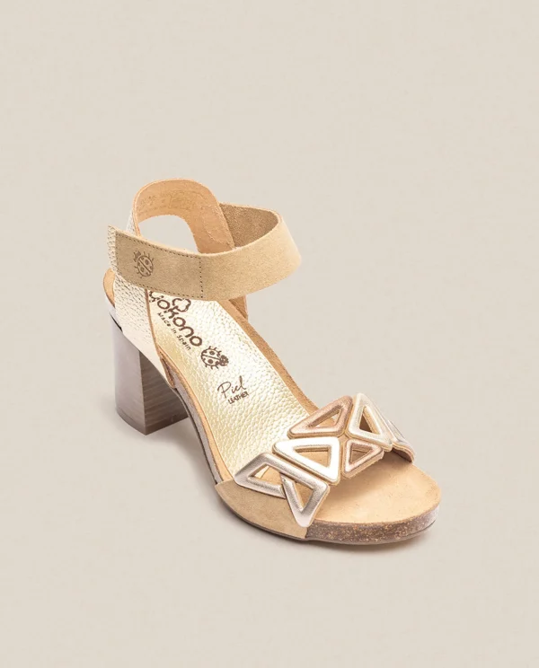 Yokono Sandalia De Tacón Ponza 007 Marron Shop