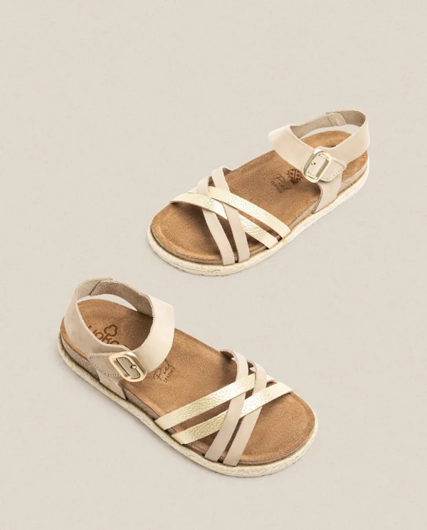 Yokono Sandalia Plana Arena 001 Beige Shop