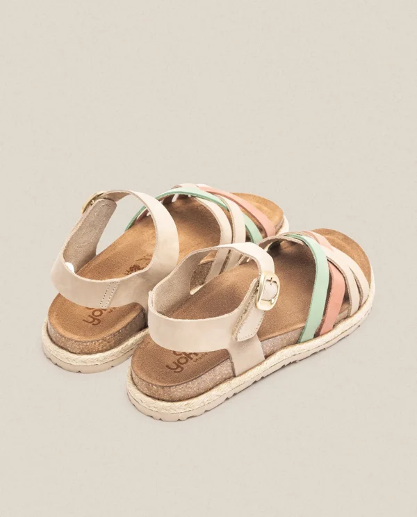 Yokono Sandalia Plana Arena 001 Beige New