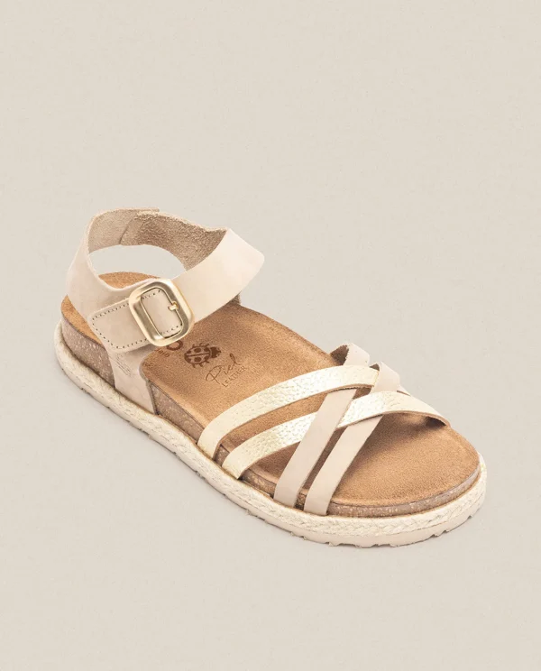 Yokono Sandalia Plana Arena 001 Beige Shop