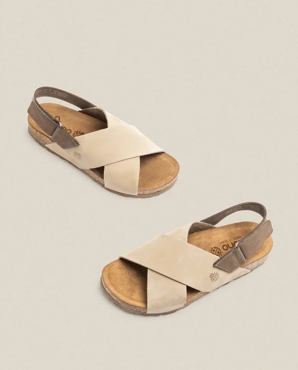 Yokono Sandalia Plana Jerba 134 Beige Outlet