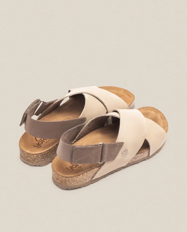 Yokono Sandalia Plana Jerba 134 Beige Outlet