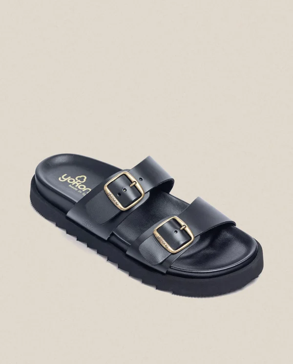 Yokono Sandalia Plana Man 001 Negro Fashion