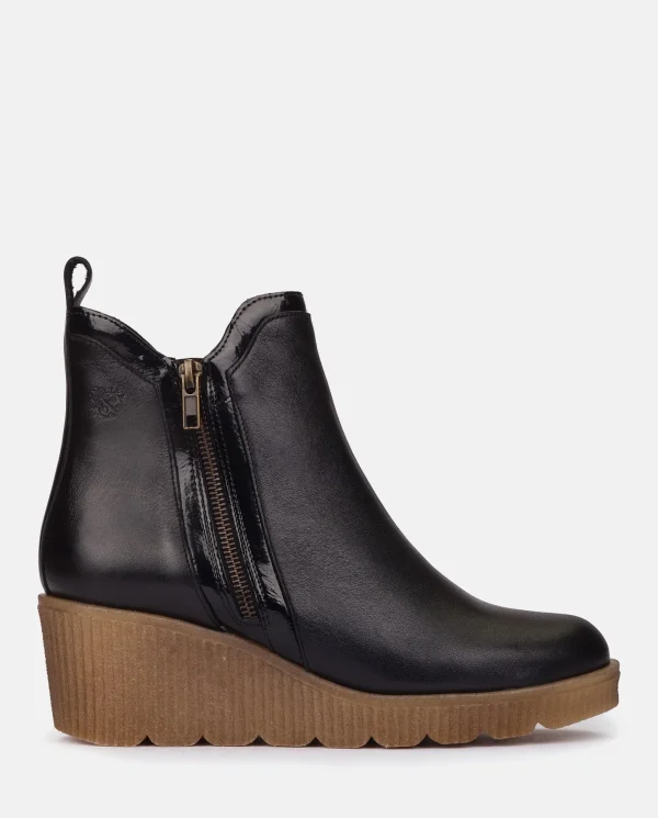 Yokono Wedge Booty MADONA-002 Black Flash Sale