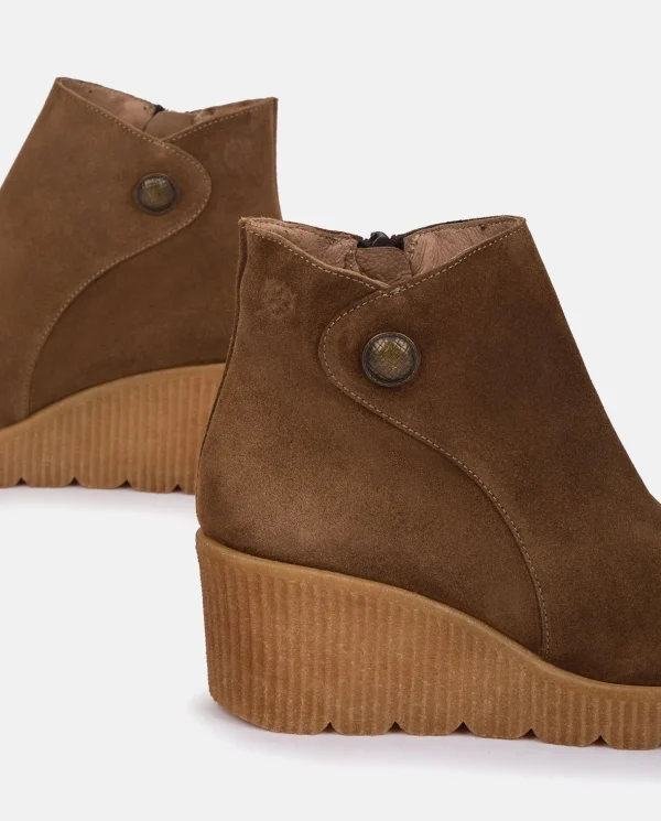 Yokono Wedge Booty MADONA-003 Brown Online