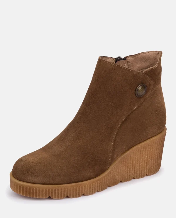 Yokono Wedge Booty MADONA-003 Brown Online