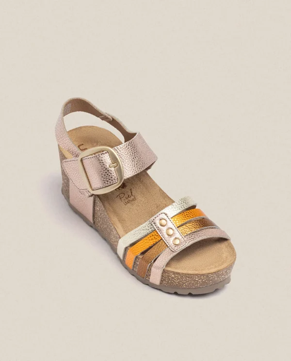 Yokono Wedge Sandal BARI 304 Pink Cheap