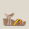 Yokono Wedge Sandal BARI-302 Beige Hot