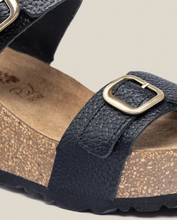 Yokono Wedge Sandal BARI-301 Black Online