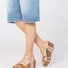 Yokono Wedge Sandal BARI-302 Pink Flash Sale