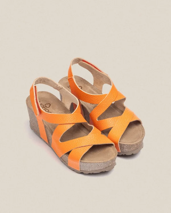 Yokono Wedge Sandal BARI-303 Red Store
