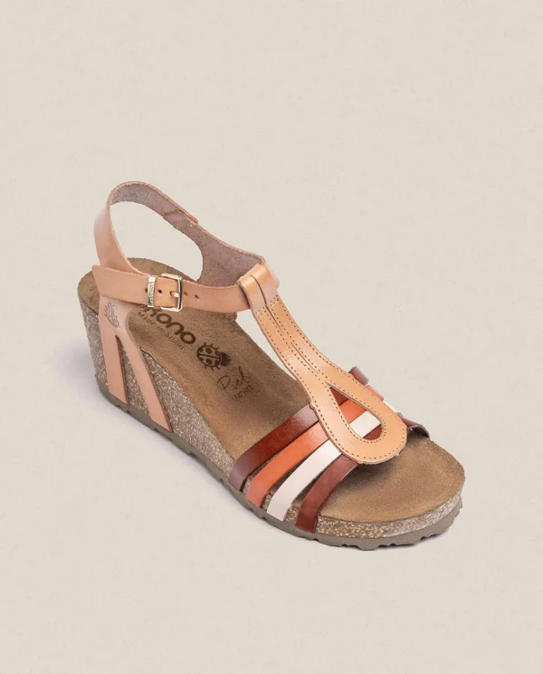 Yokono Wedge Sandal CADIZ-301 Beige Best Sale