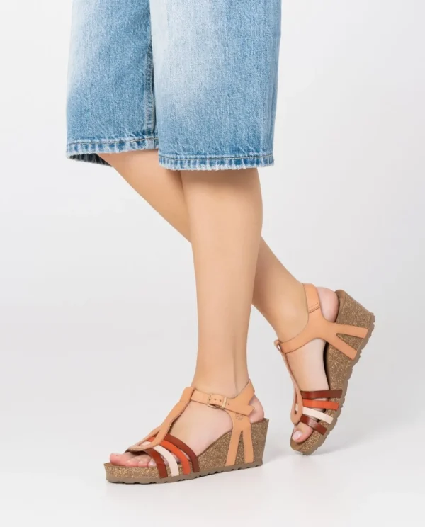 Yokono Wedge Sandal CADIZ-301 Beige Best Sale