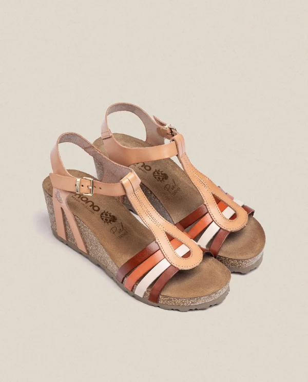 Yokono Wedge Sandal CADIZ-301 Beige Best Sale