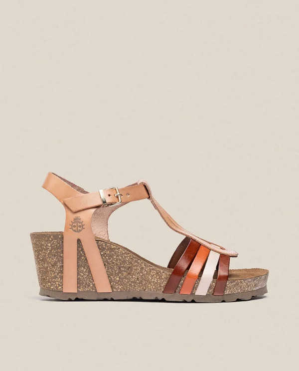 Yokono Wedge Sandal CADIZ-301 Beige Best Sale