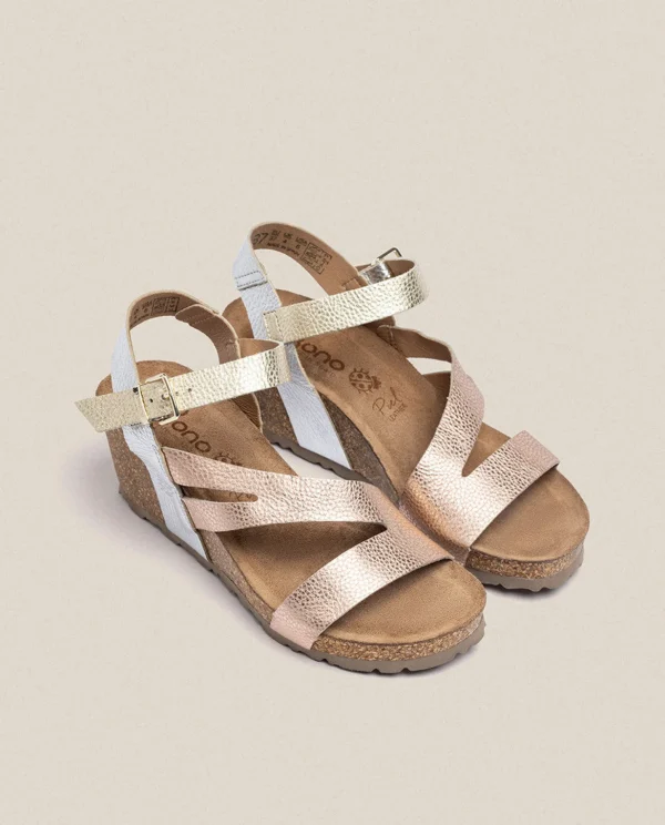 Yokono Wedge Sandal CADIZ-302 Pink Cheap