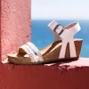 Yokono Wedge Sandal CADIZ-306 White Shop