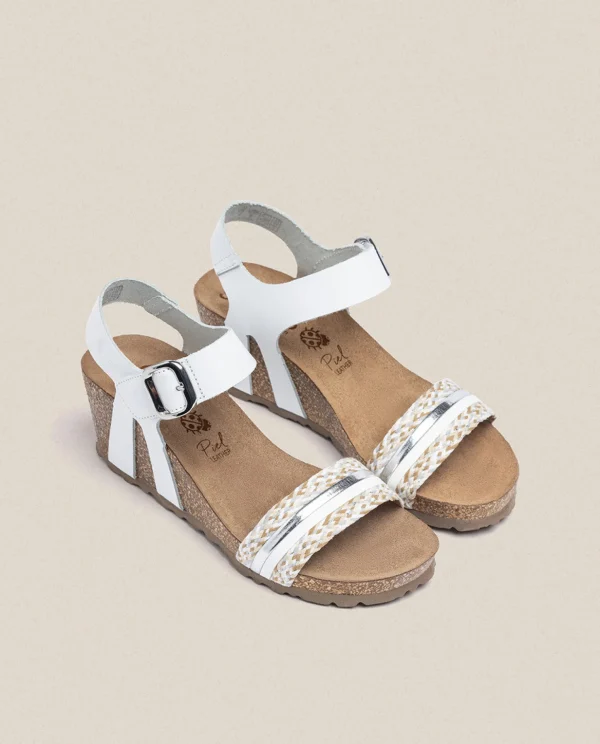 Yokono Wedge Sandal CADIZ-306 White Shop