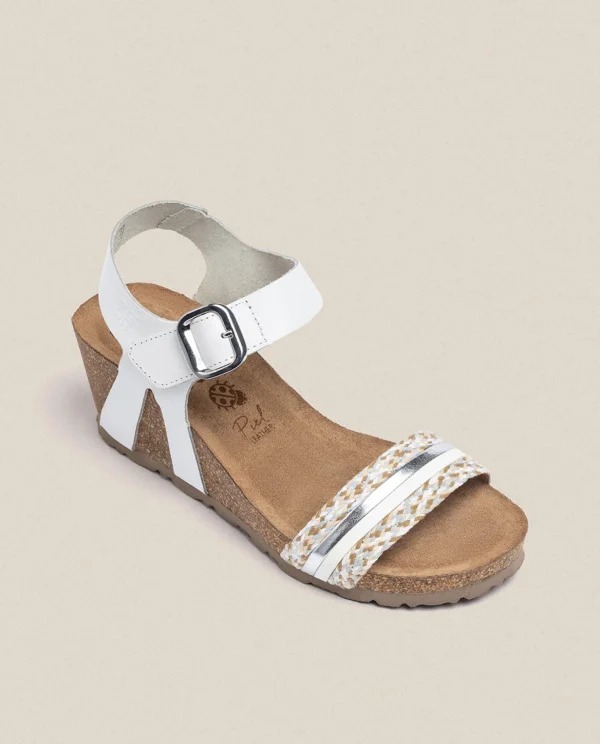 Yokono Wedge Sandal CADIZ-306 White Shop