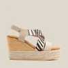 Yokono Wedge Sandal Mey 003 Zebra Outlet