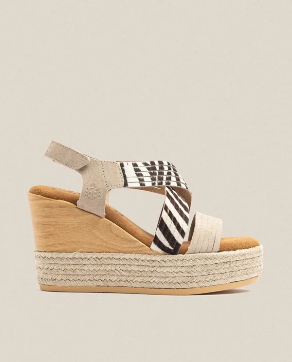 Yokono Wedge Sandal Mey 003 Zebra Outlet