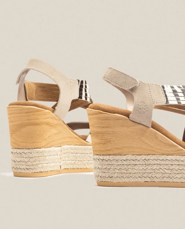 Yokono Wedge Sandal Mey 003 Zebra Outlet