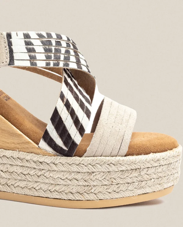 Yokono Wedge Sandal Mey 003 Zebra Outlet