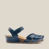 Yokono Wedge Sandal Monaco 186 Blue Flash Sale