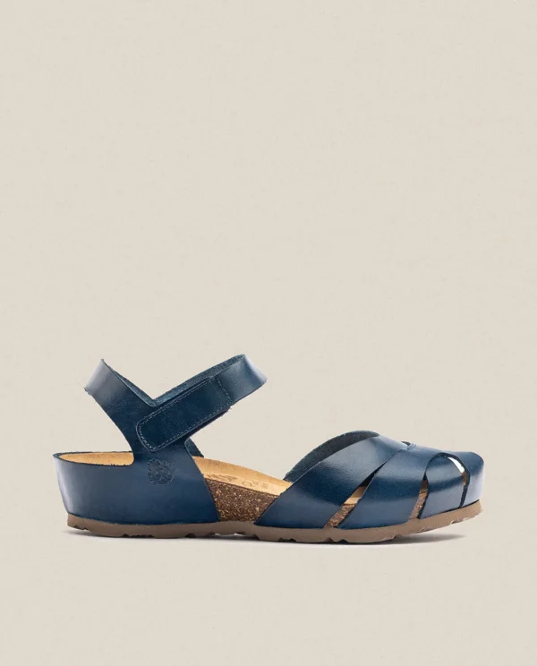 Yokono Wedge Sandal Monaco 186 Blue Flash Sale