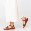 Yokono Wedge Sandal MONACO-051 Brown New