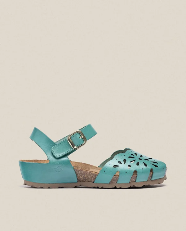 Yokono Wedge Sandal MONACO-047 Green Flash Sale